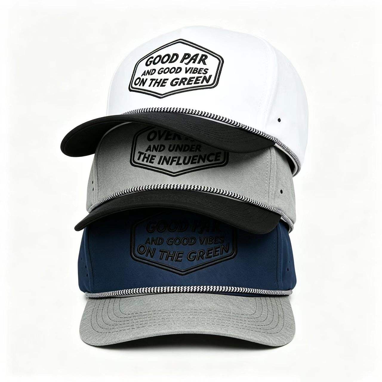 Good Par Golf Snapback Cap – Badge Embroidery | OEM Custom