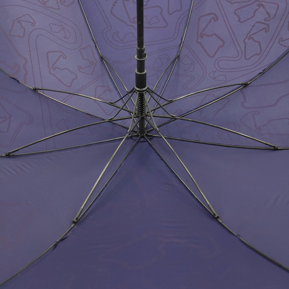 Golf umbrella catalog showing 9 styles 01 to 09 including double canopy single canopy square and folding options