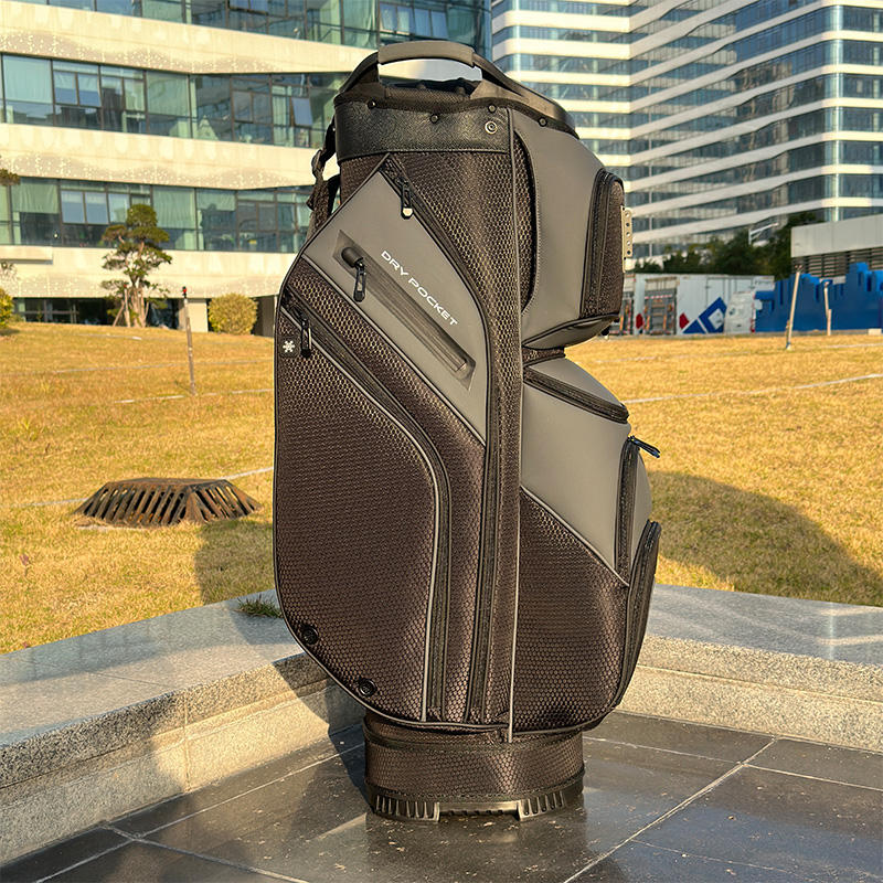 Lightweight Waterproof Golf Cart Bag - Angle View