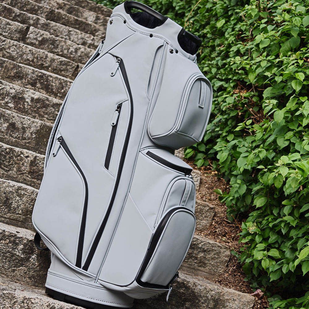 Pearl Grey Golf Cart Bag - 3 Color Options Grey Navy Black