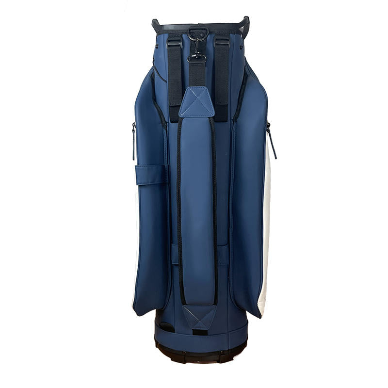 14-Way Top Diagonal Two-Tone Golf Cart Bag - Front View
