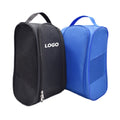 Black and blue golf shoe bag with custom logo OEM