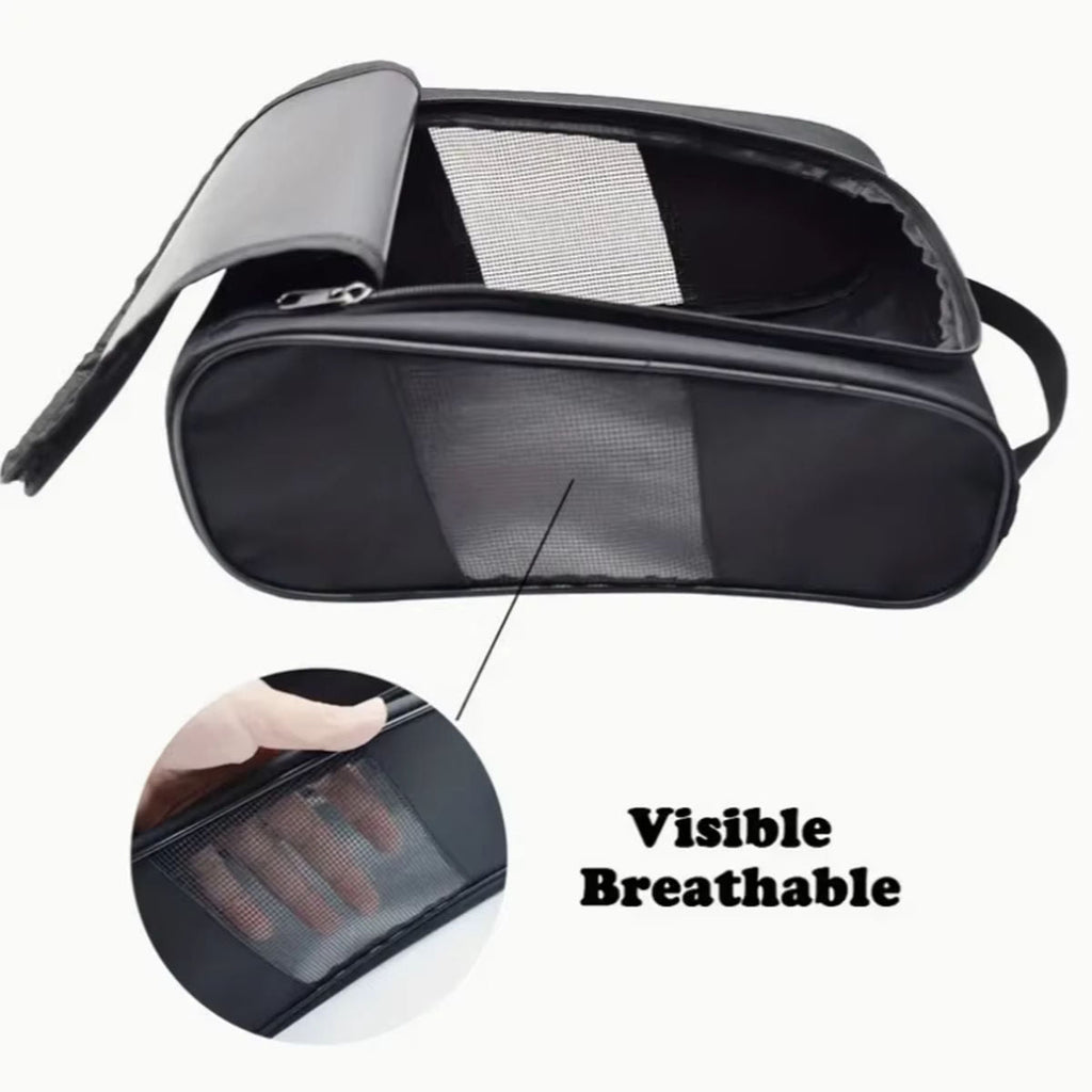 Visible breathable mesh panel close-up