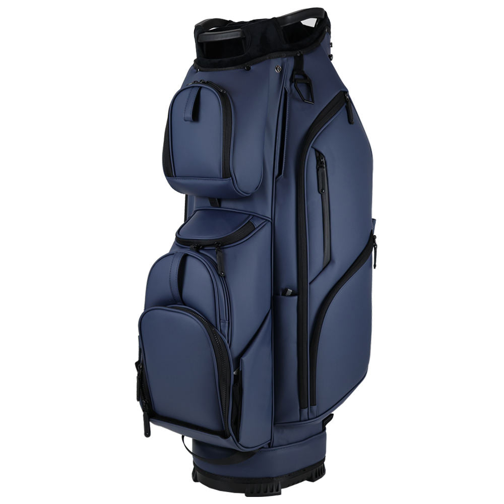 Premium PU Leather Golf Cart Bag - Bottom Anti-Slip Base