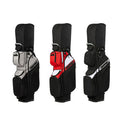 Lightweight Nylon Golf Cart Bag Black Grey - Dimensions 128cm x 28cm x 22cm