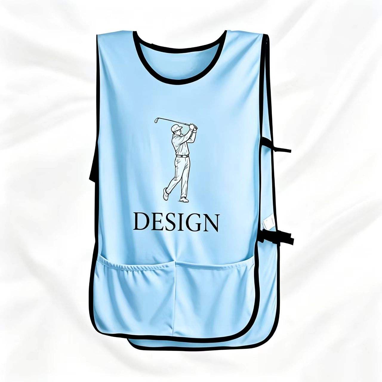 ODM custom design caddie bib golf tournament sample