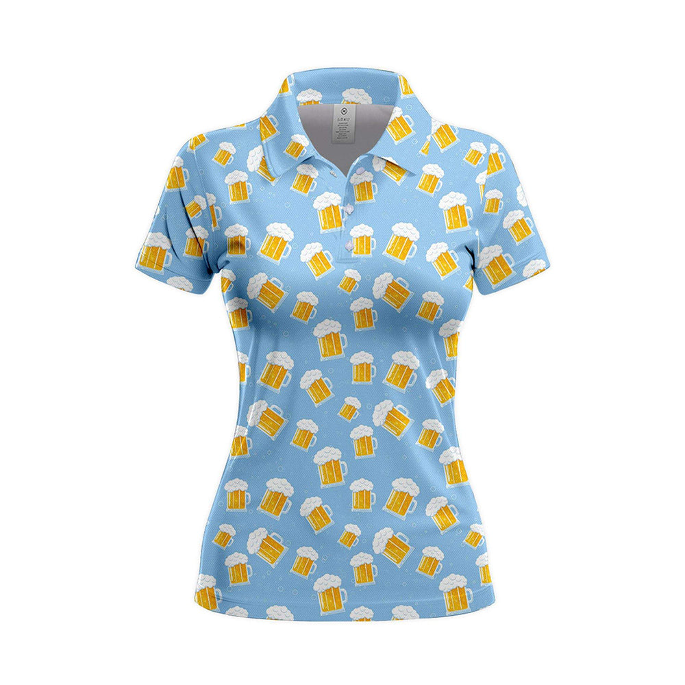 Novelty Print Women's Golf Polo Shirt UPF 50 Moisture Wicking