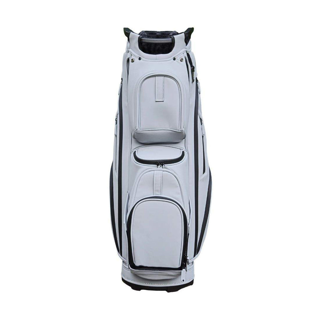 Pearl Grey Golf Cart Bag - Outdoor Lifestyle Shot on Steps