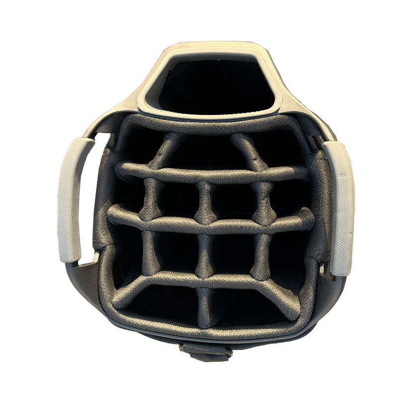Lightweight Waterproof Golf Cart Bag - Top Divider View