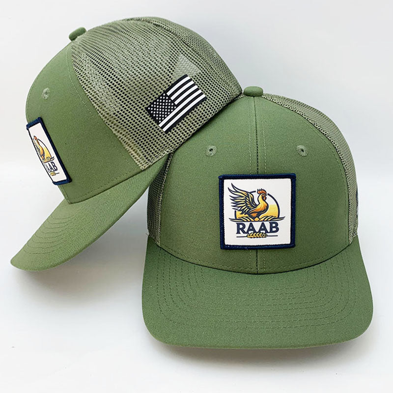 Custom Richardson 112 Style Two-Tone Trucker Hat with PVC Logo Patch