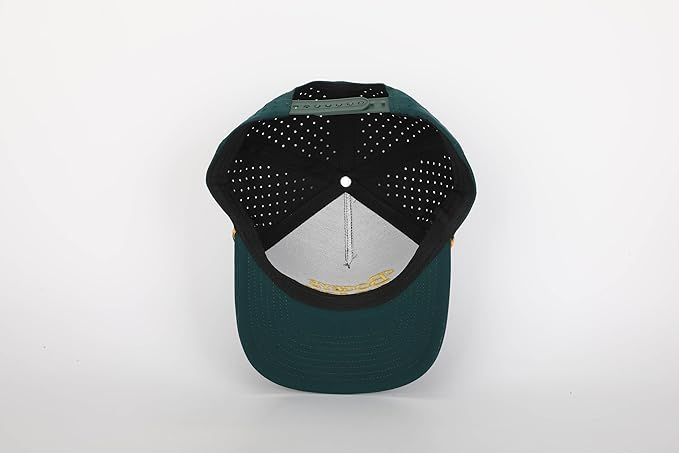 Custom Perforated Golf Cap with Rope Brim - Interior View