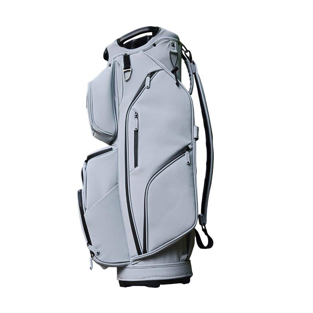 Pearl Grey Golf Cart Bag - Side Strap View