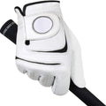 Full-Palm Perforated Deerskin Golf Glove with Custom Logo Patch and Soft Inner Lining
