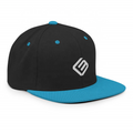 Custom Two-Tone Snapback Golf Hat OEM Embroidery Logo