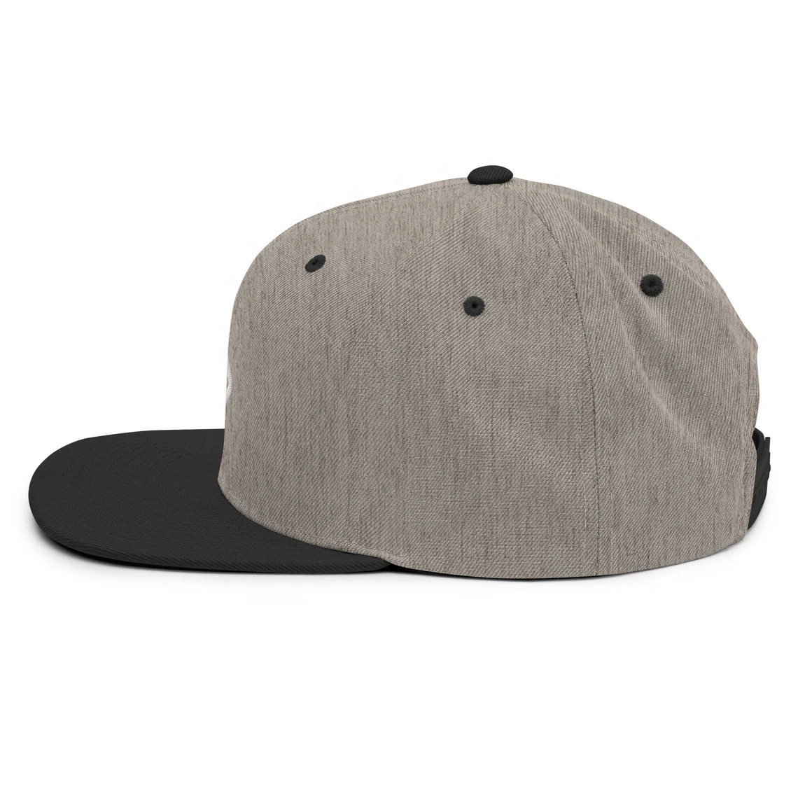 Custom Two-Tone Snapback Golf Hat OEM Embroidery Logo