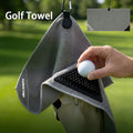 Elite Performance Golf Towel Magnetic Waffle Microfiber Built-in Brush Ball Cleaning Pocket OEM