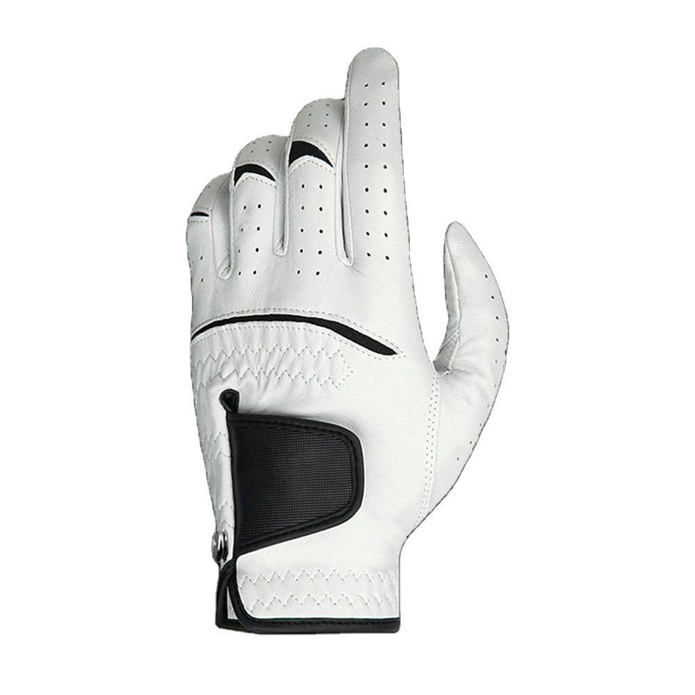 Custom cabretta leather golf glove back view
