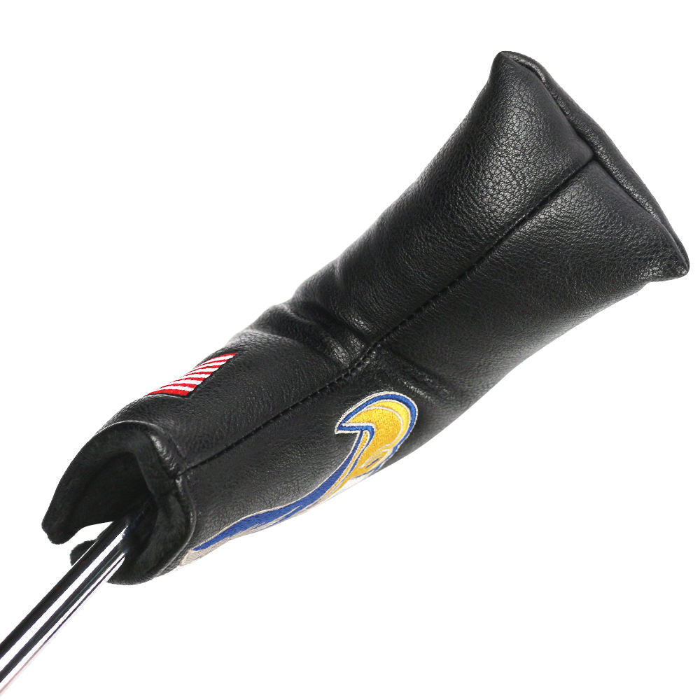 Blade putter headcover soft plush inner lining — club protection detail