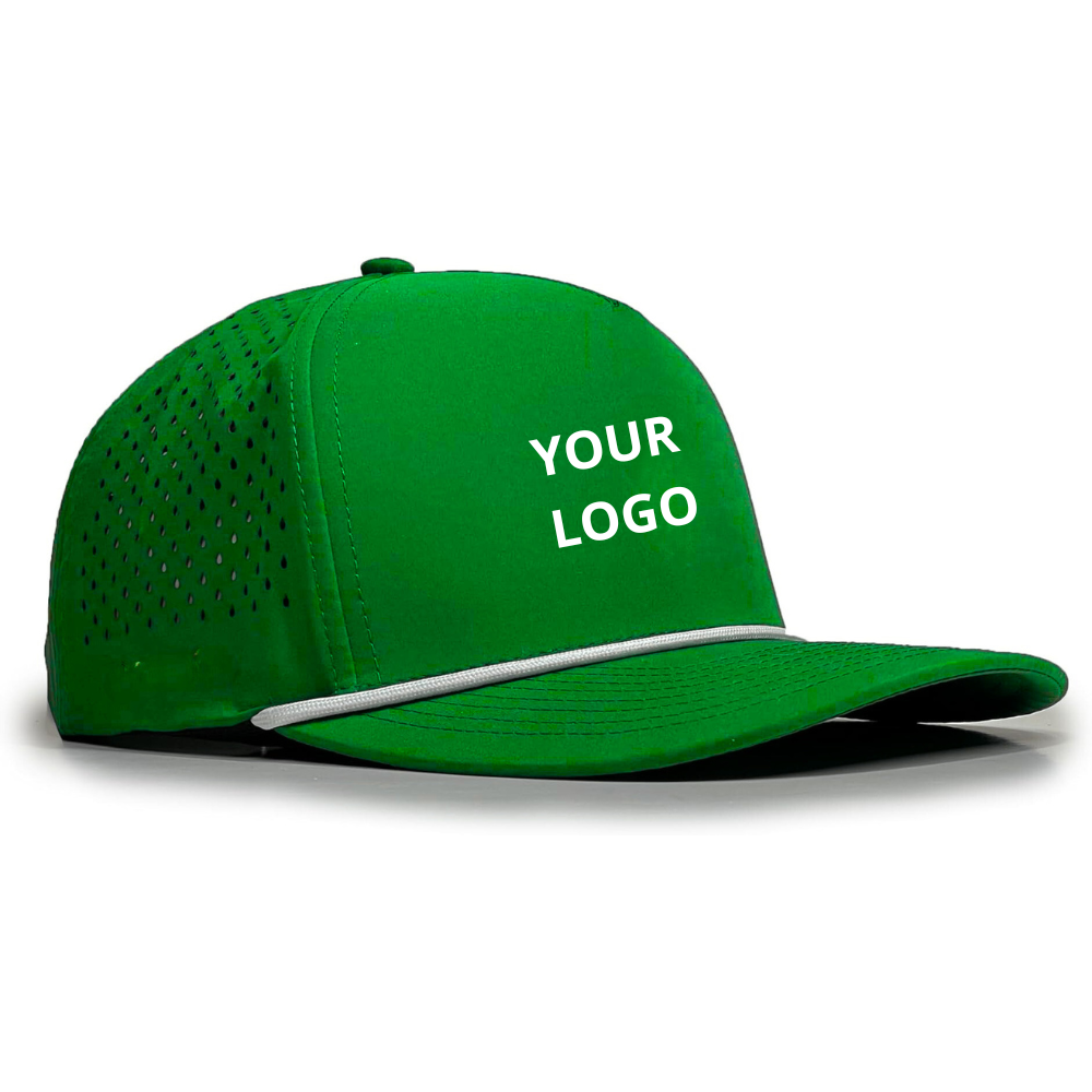 Custom Perforated Golf Cap - Green